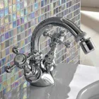 Vintage Single Hole Bidet Mixer in Brass Made in Italy - Elisea Viadurini