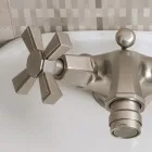 Single Hole Bidet Mixer in Brass, Vintage Style Made in Italy - Silvana Viadurini