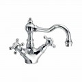 Single-Hole Design Brass Basin Mixer Made in Italy - Binsu