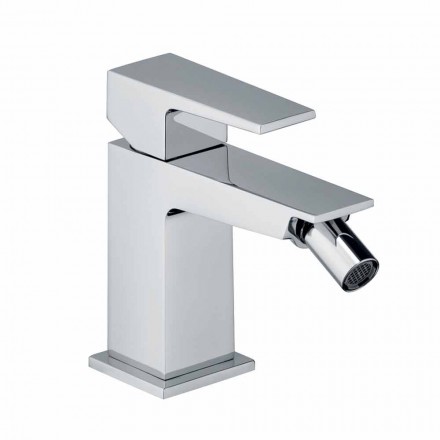 Bidet Mixer with Chrome Finish Drain Made in Italy - Galla Viadurini
