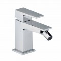 Bidet Mixer with Chrome Finish Drain Made in Italy - Galla