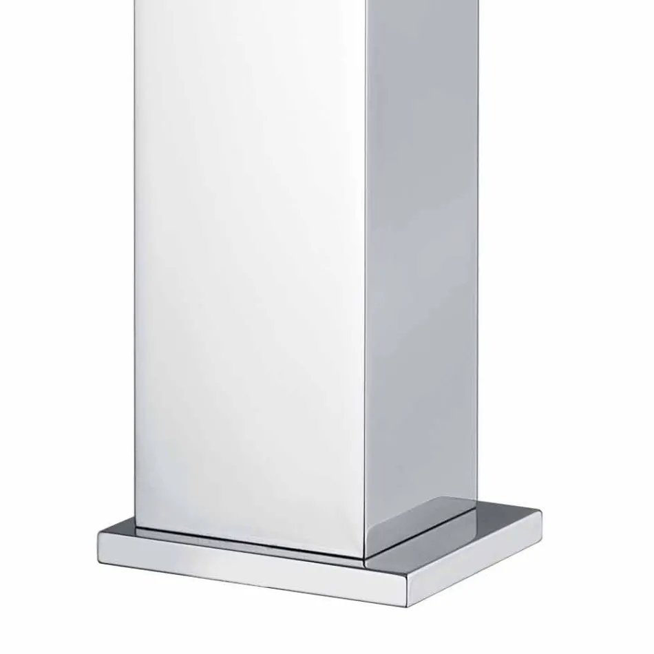 Bidet Mixer in Chrome Finish with Drain Made in Italy - Medida Viadurini