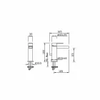 Modern Design Brass Bidet Mixer Made in Italy - Bibo Viadurini