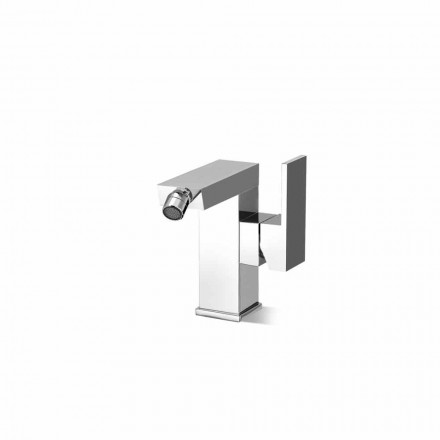 Side Lever Bidet Mixer Without Drain Made in Italy - Panela Viadurini