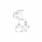 Shower mixer with column connection Made in Italy - Panela Viadurini