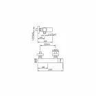 Design Mixer for Outdoor Shower in Brass Made in Italy - Panela Viadurini