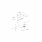 3-Hole Basin Mixer 130 mm High in Brass Made in Italy - Binsu Viadurini