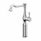 High Barrel Bathroom Basin Mixer 13 cm Extension Made in Italy - Neno Viadurini