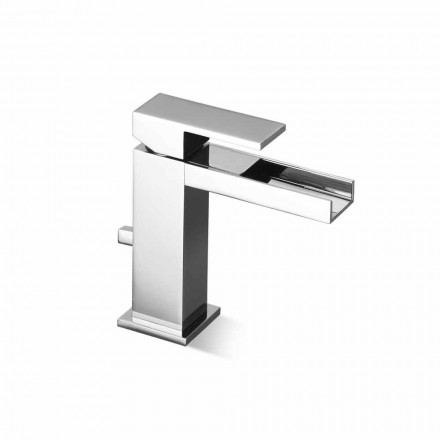 Bathroom Sink Mixer with Brass Drain Made in Italy - Bibo Viadurini