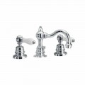 3-Hole Brass Bathroom Sink Mixer Made in Italy - Binsu