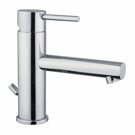 Modern Chrome Brass Bathroom Sink Mixer Made in Italy - Ermia Viadurini