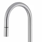 Adjustable Stainless Steel Kitchen Sink Mixer Made in Italy - Lilio Viadurini