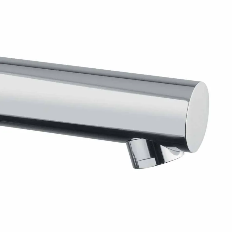 Washbasin mixer in chromed brass with drain made in Italy - Ermia Viadurini