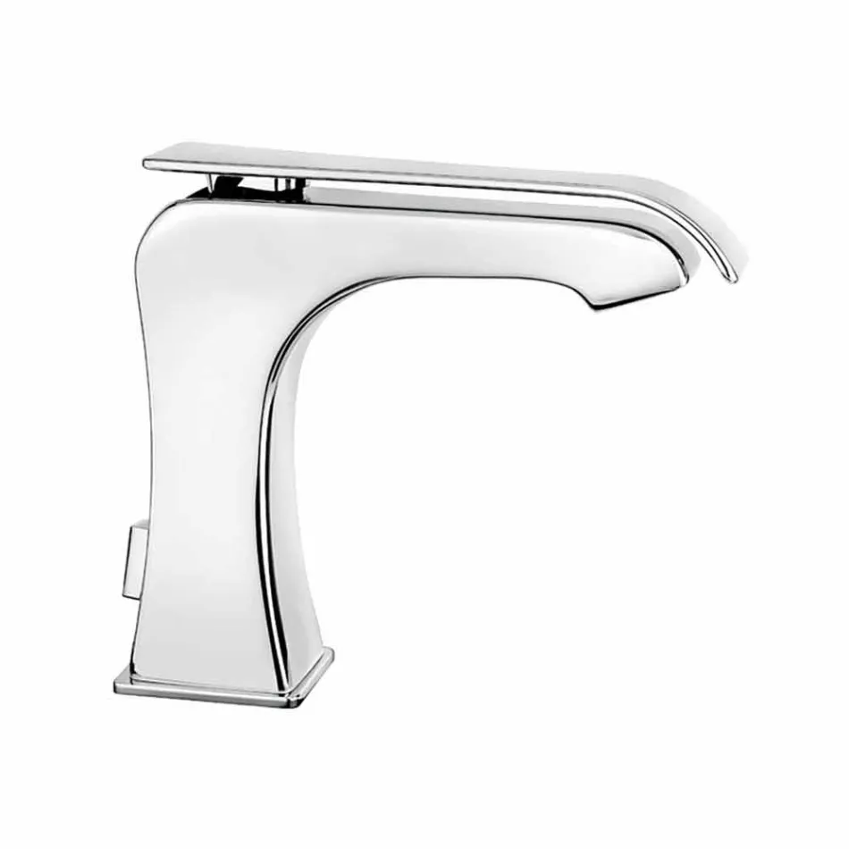 Modern Chrome Brass Basin Mixer Made in Italy - Bonina Viadurini