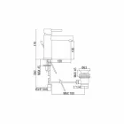 Brass Basin Mixer Chrome Finish Made in Italy - Ermia Viadurini