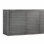 Cabinet with 4 doors in molded wood design, L230xP49 cm, Dana Viadurini