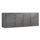 Cabinet with 4 doors in molded wood design, L230xP49 cm, Dana Viadurini