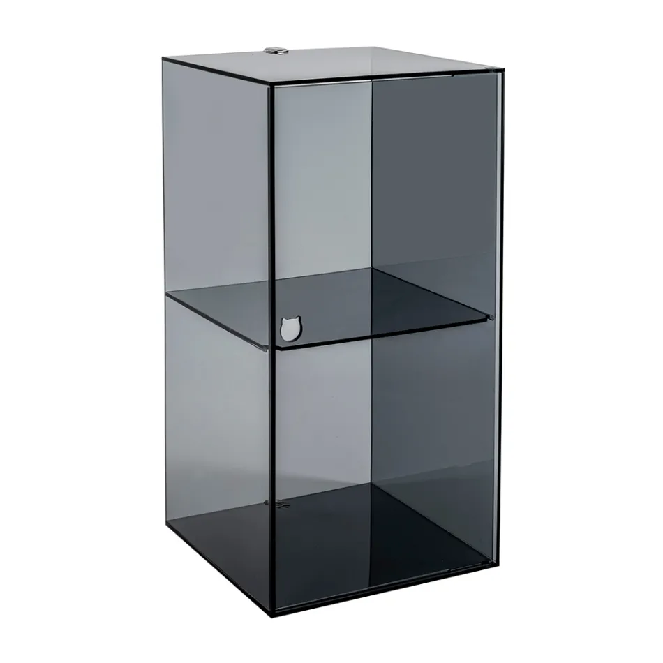 Plexiglass Wall-Mounted Bathroom Cabinet in 4 Colors Made in Italy - Ligea Viadurini