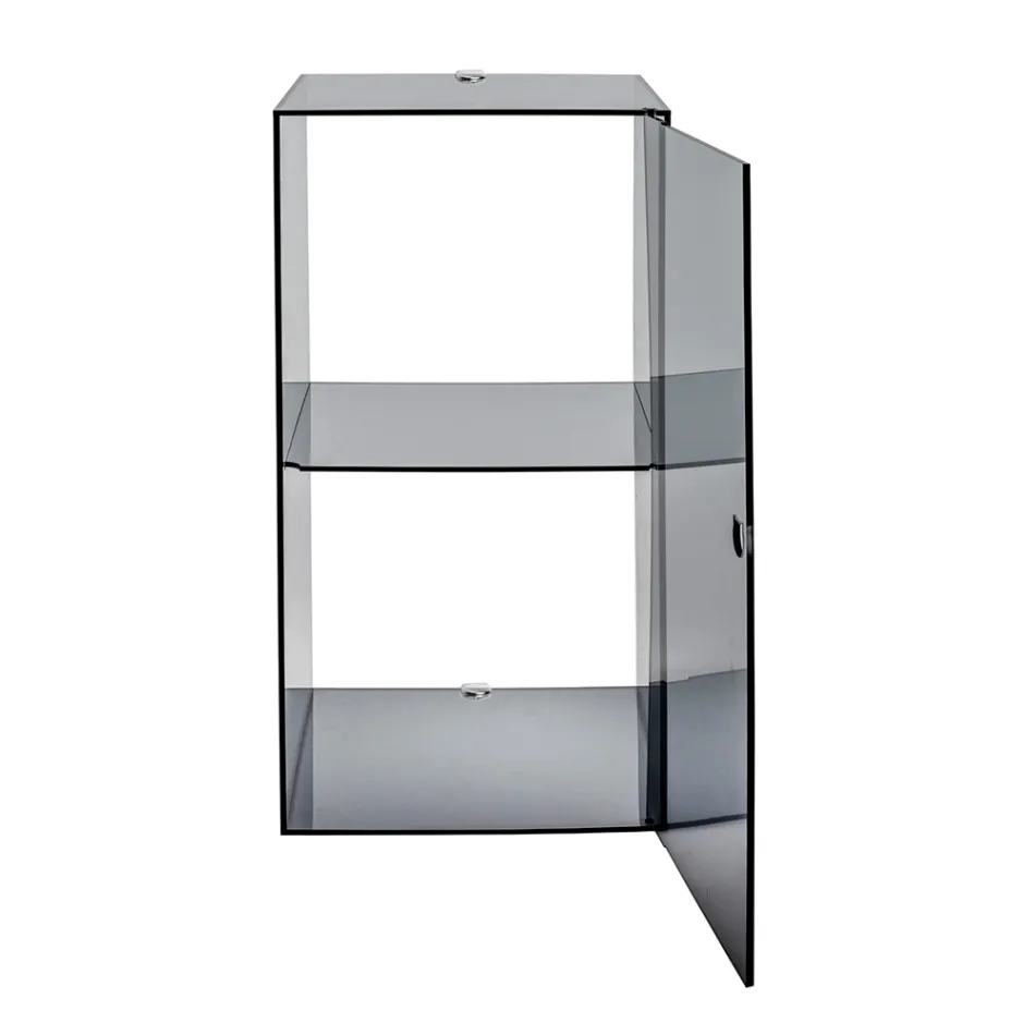 Plexiglass Wall-Mounted Bathroom Cabinet in 4 Colors Made in Italy - Ligea Viadurini