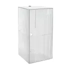 Plexiglass Wall-Mounted Bathroom Cabinet in 4 Colors Made in Italy - Ligea Viadurini