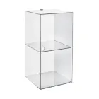 Plexiglass Wall-Mounted Bathroom Cabinet in 4 Colors Made in Italy - Ligea Viadurini