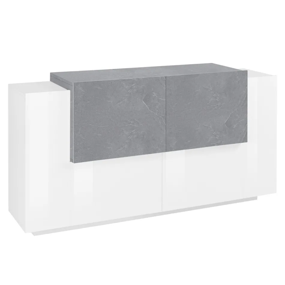 Living Room Furniture 2 Doors and 2 Doors in Wood 2 Finishes - Theresse Viadurini