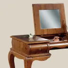 Classic Makeup Dressing Table in Walnut Wood Made in Italy - Hastings Viadurini