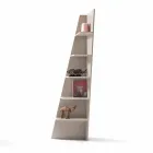 My Home Esquina design corner bookcase MDF lacquered H220cm made in Italy Viadurini