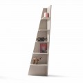 Modern design corner bookcase Esquina by My Home, made in Italy