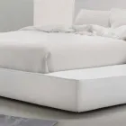 My Home Long Island padded leather double bed made in Italy Viadurini