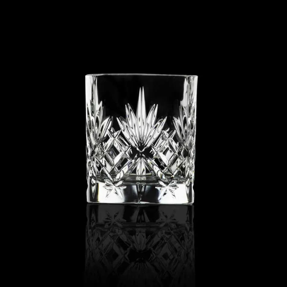 Old Fashioned Tumbler Low Cocktail Glasses 12 Pieces Crystal - Cantabile Viadurini