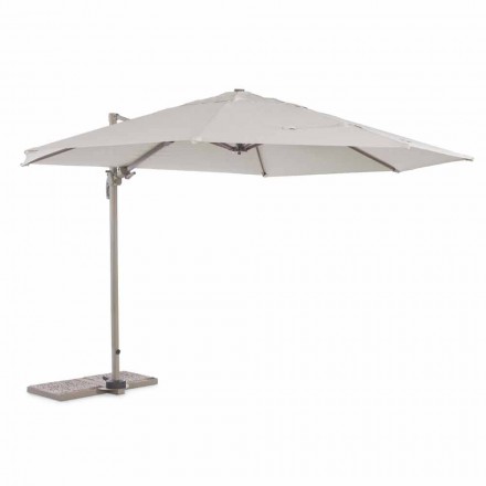 Outdoor Umbrella Diameter 3,5m in Polyester with Aluminum Pole - Linfa Viadurini