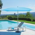 Garden Umbrella with Anodized Striped Aluminum Structure - Laila