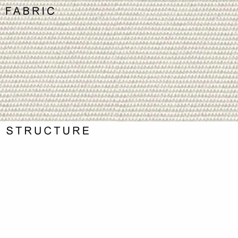 Garden Umbrella in Acrylic Fabric and Aluminum Made in Italy - Solero Viadurini