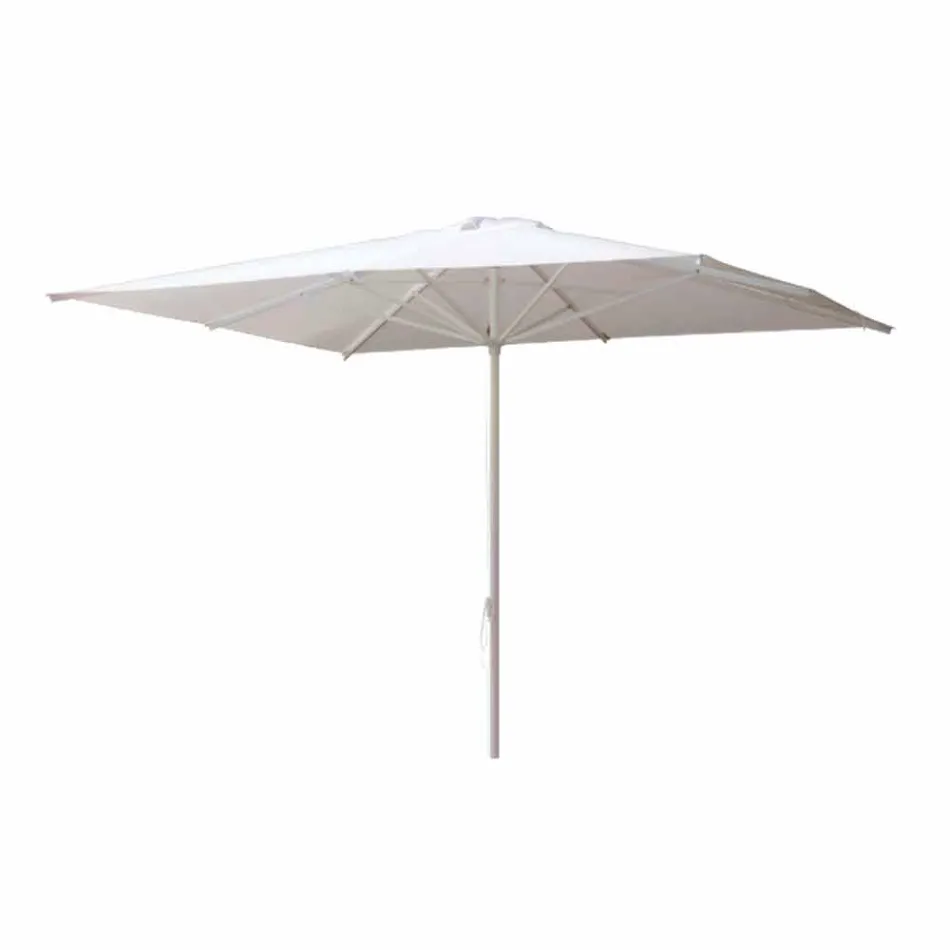 Garden Umbrella in Acrylic Fabric and Aluminum Made in Italy - Solero Viadurini