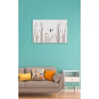 Wall Clock in White Wood of Modern Rectangular Design - Filigrano Viadurini