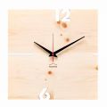 Square Wall Clock in Oak, Pine or Walnut Made in Italy - Bethel