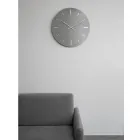 Round Design Colored Acrylic Crystal Wall Clock - Zaronte Viadurini