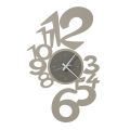 Large Design Iron Wall Clock with External Numbers - Aquarius