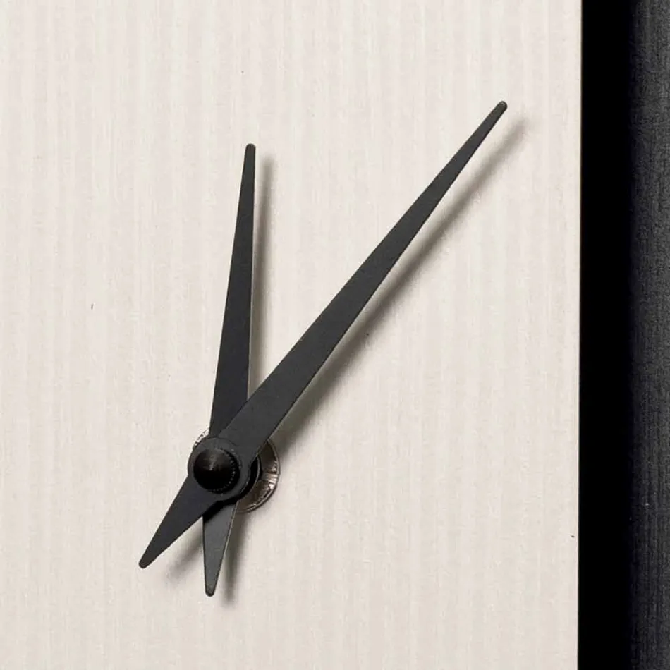 Wooden Wall Clock with Three-dimensional Design Decorations - Forrest Viadurini