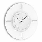Round Wall Clock in Methacrylate and Aluminum Made in Italy - Syria Viadurini