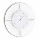 Round Wall Clock in Methacrylate and Aluminum Made in Italy - Syria Viadurini