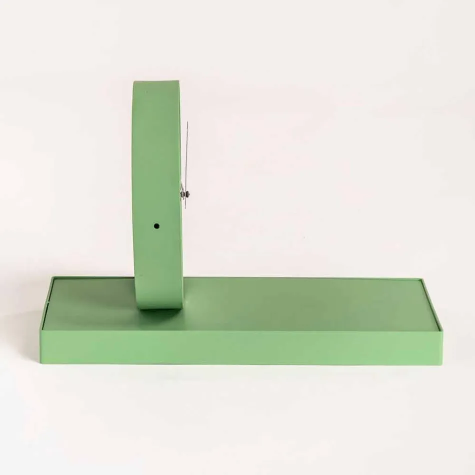 Swivel Table Clock with Steel Mirror Made in Italy - Meritorious Viadurini