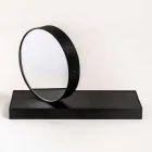 Swivel Table Clock with Steel Mirror Made in Italy - Meritorious Viadurini