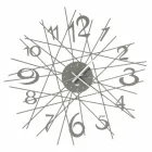 Round Iron Design Wall Clock Made in Italy - Kombo Viadurini