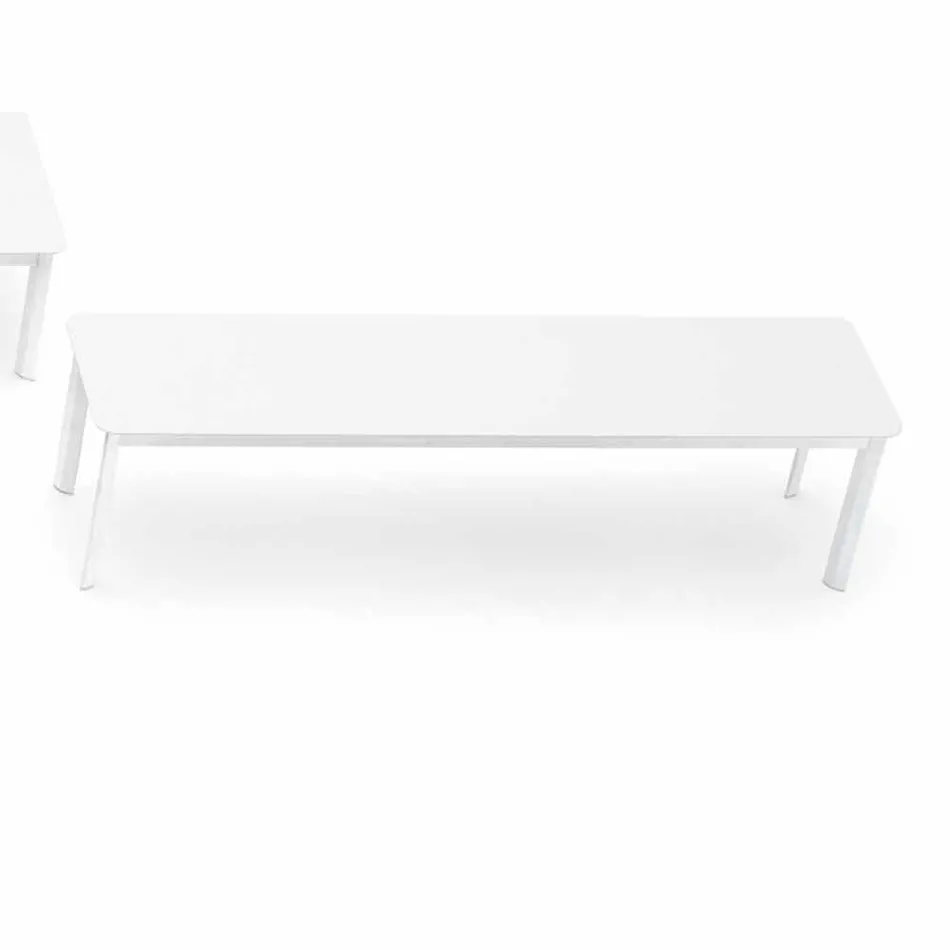 Varaschin System outdoor bench in design painted aluminum Viadurini