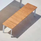 Varaschin System outdoor bench in design painted aluminum Viadurini