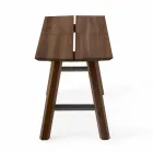 Modern Design Bench in Ash Wood with Veneered Seat - Andria Viadurini