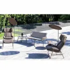 Fabric Parasol with Aluminum Structure - Emma Sunscreen by Varaschin Viadurini