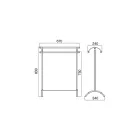 Vintage Brass Bath Towel Hanging Stand Made in Italy - Aristide Viadurini